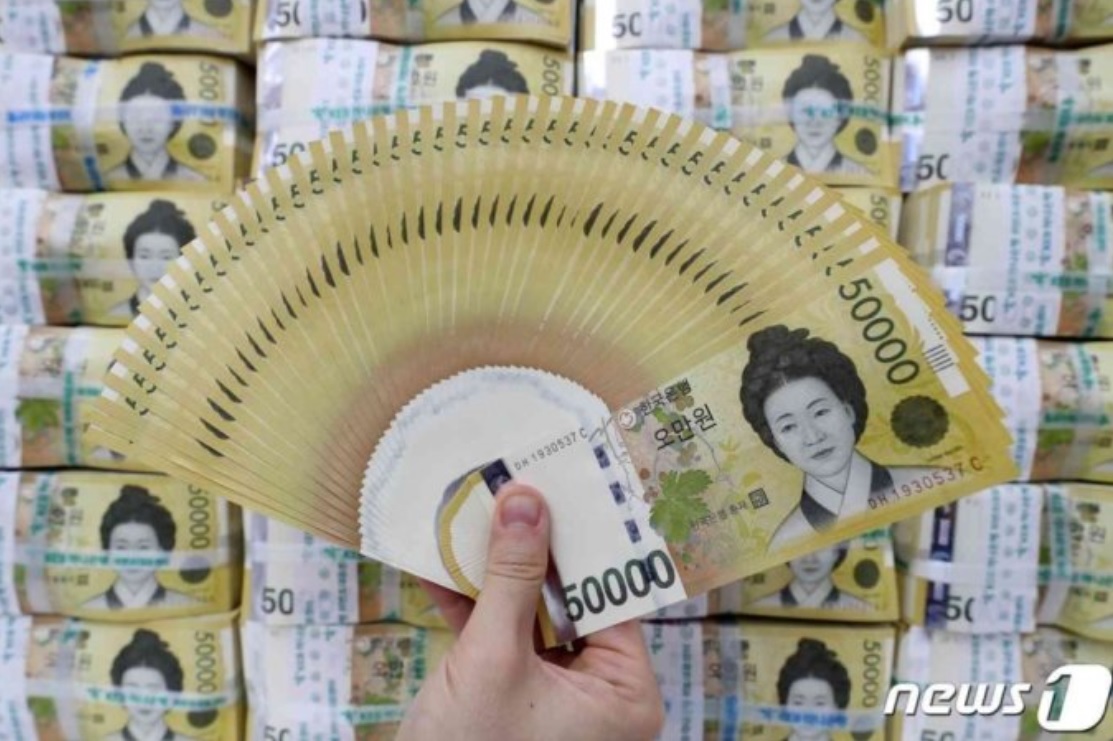 韓国紙幣5枚 韓国・紙幣を5等分、切れ端組み合わせて枚数増やす…偽造・行使