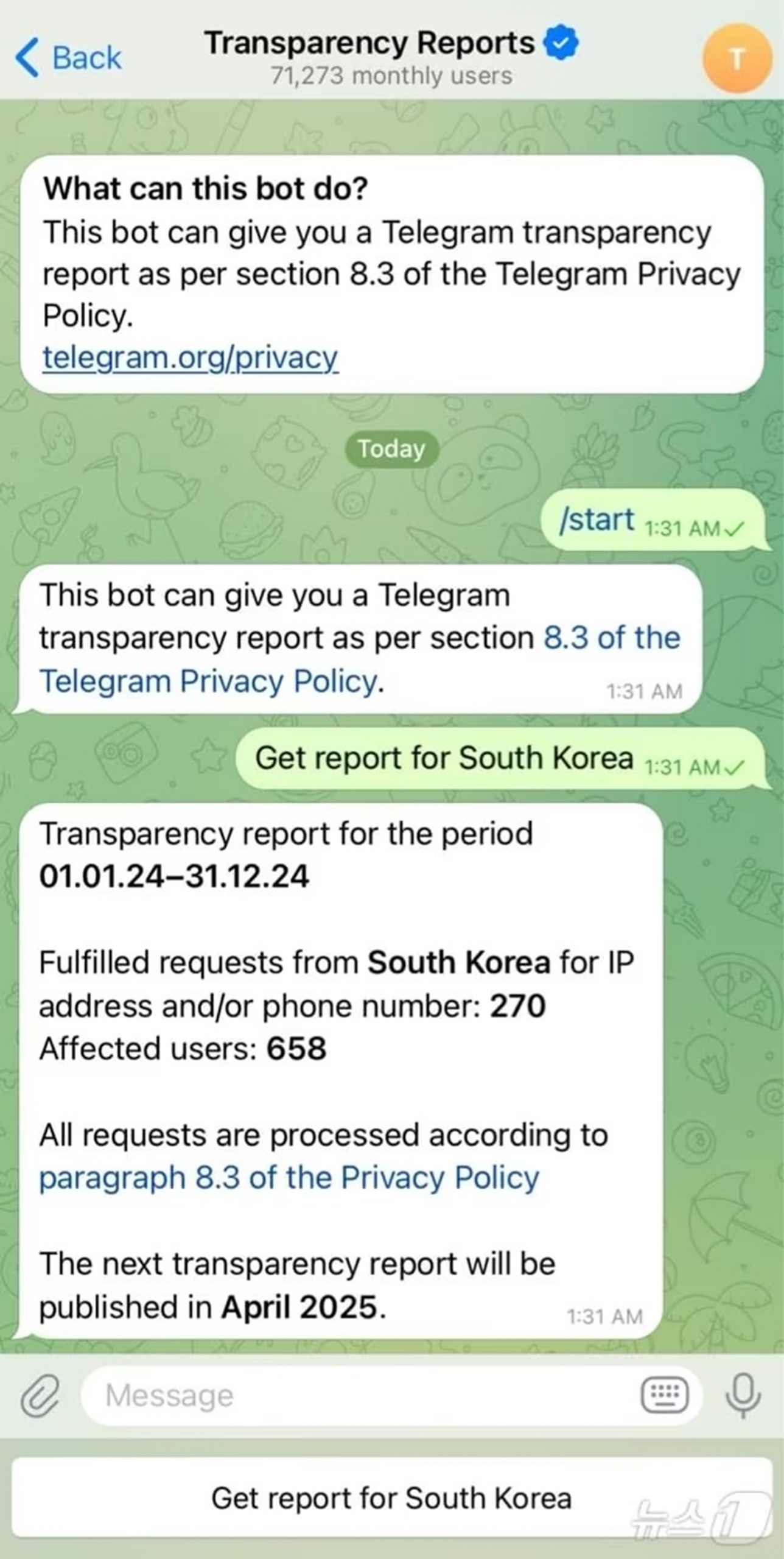 秘匿性の高い」テレグラム、韓国側と初の捜査協力…課題は「情報提供の範囲拡大」 | KOREA WAVE