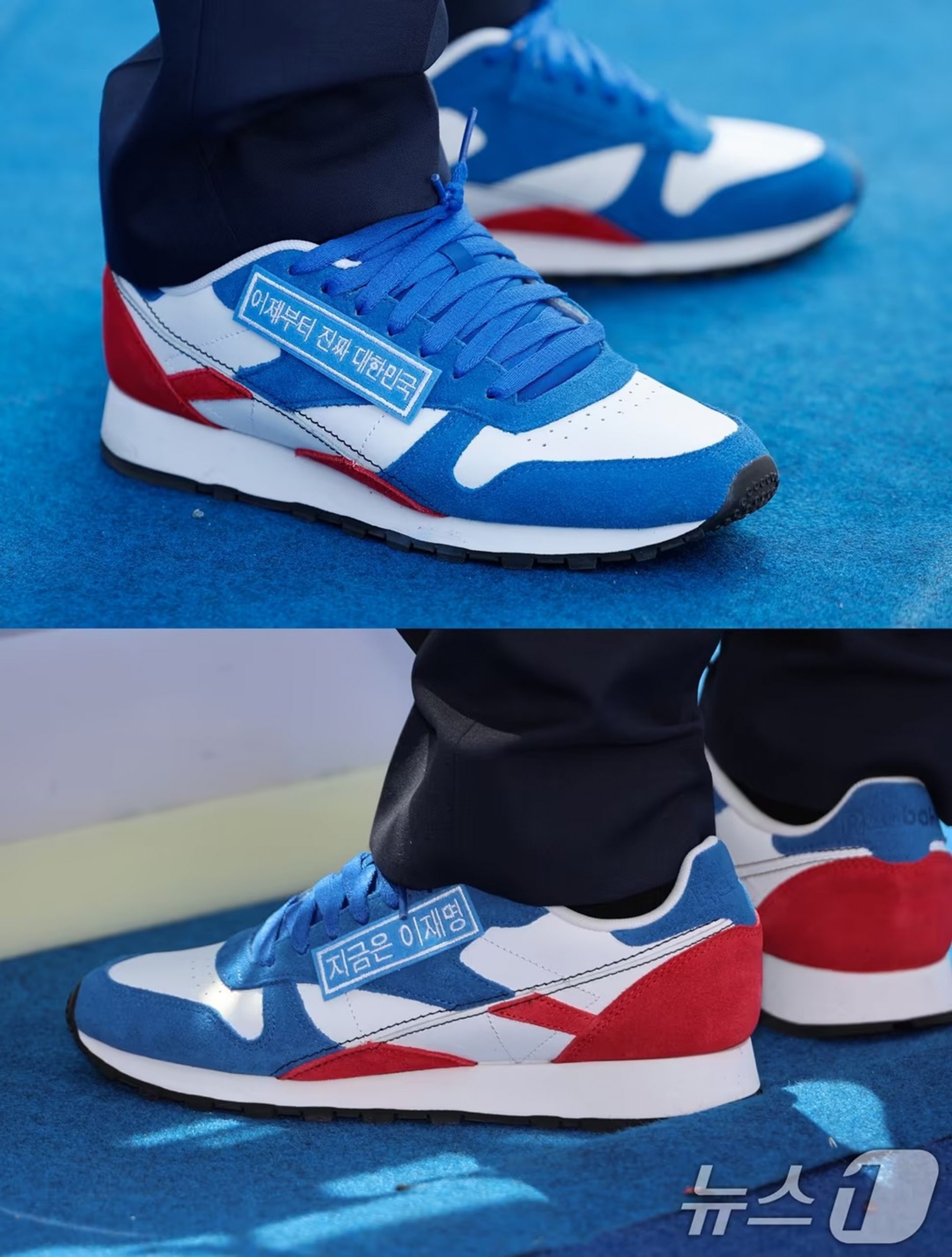 韓国で「完売」という李在明・大統領候補の「統合スニーカー」とは